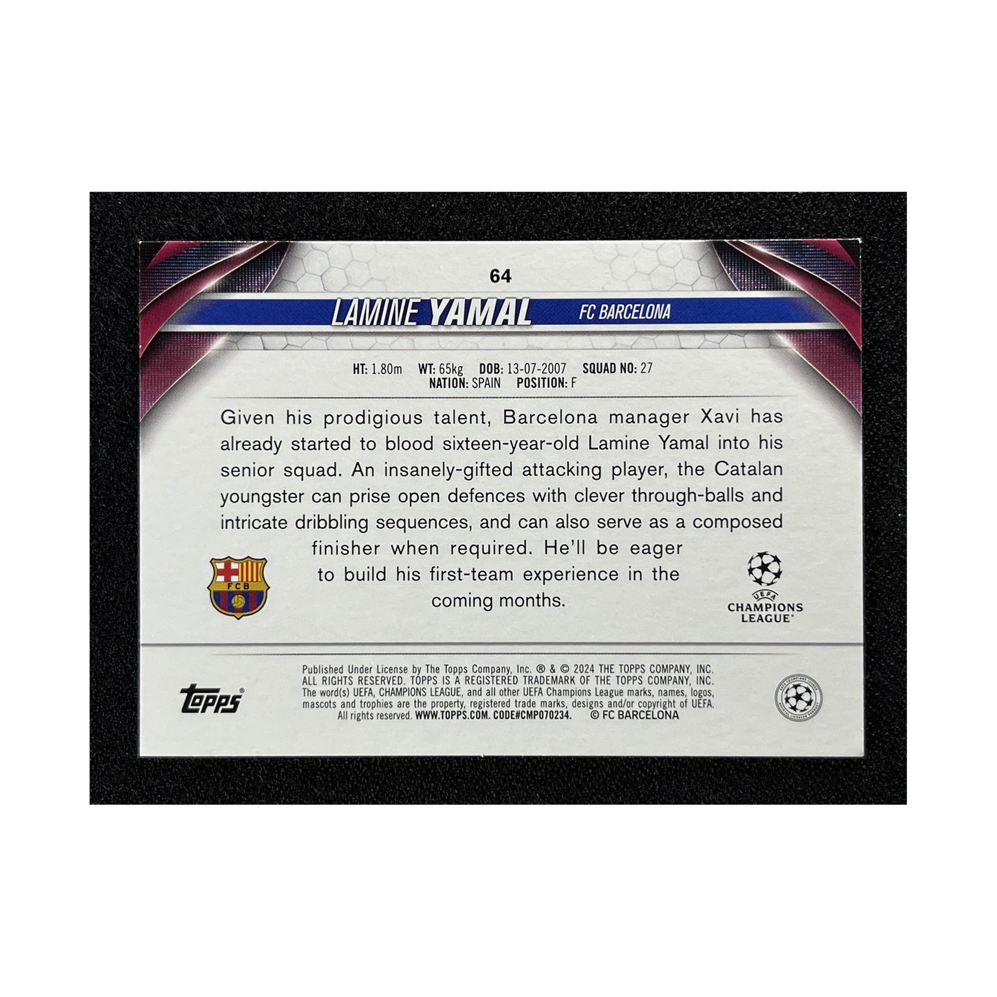 Lamine Yamal | Procards | PCS-564 | foto 2