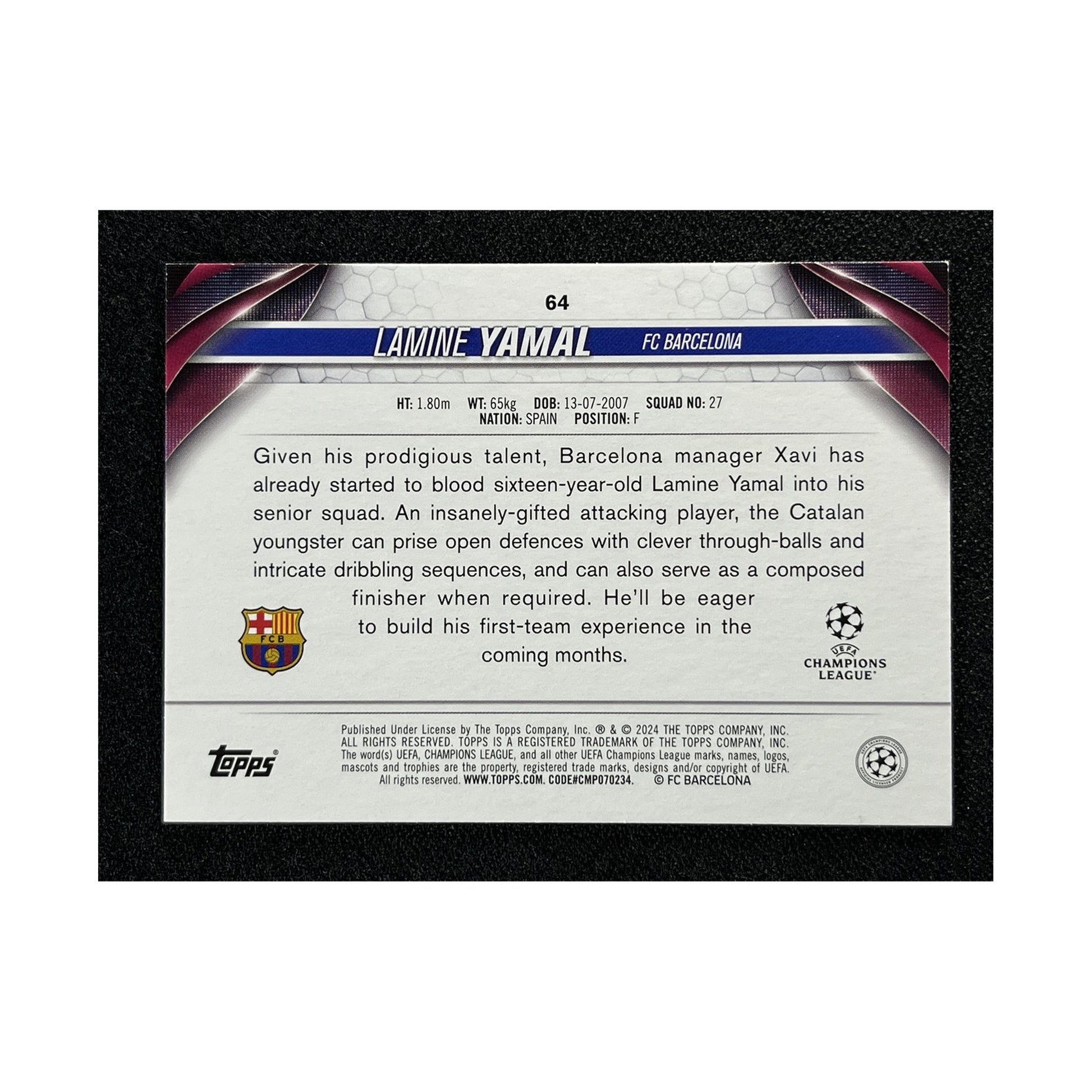 Lamine Yamal | Procards | PCS-572 | foto 2