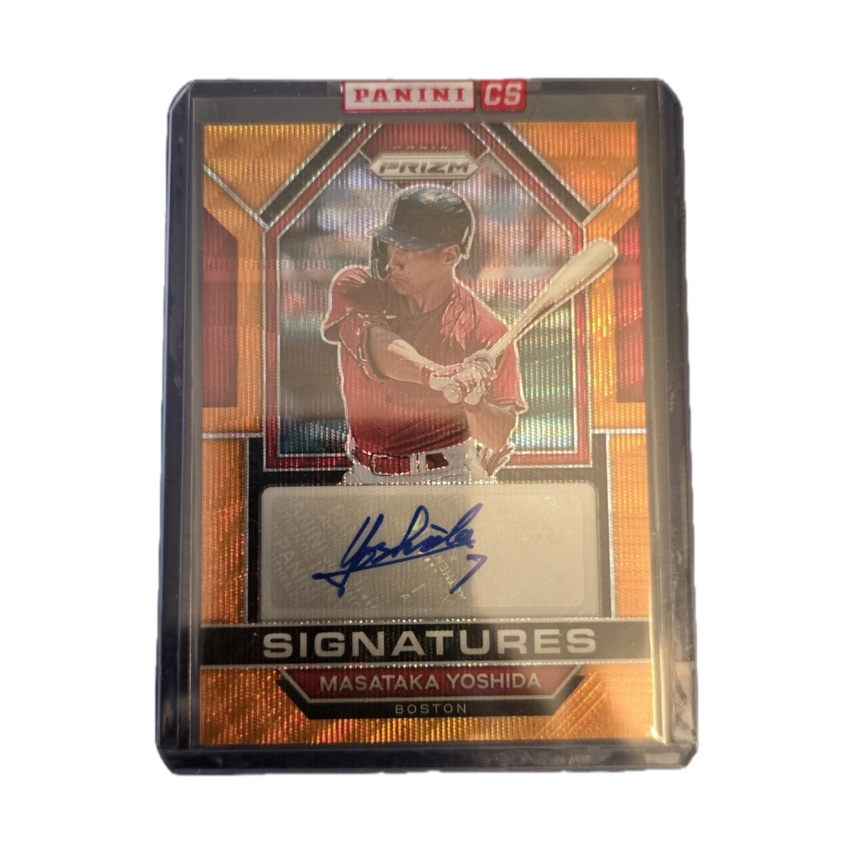 2023 Prizm Masataka Yoshida Rookie Auto Naranja Ola /50 / ProCard Sport | PCS-597 | 1
