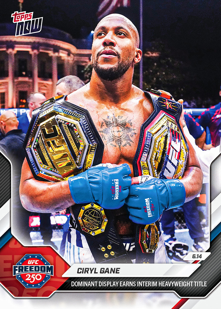 Ciryl Gane - 2026 UFC Topps NOW - #19 / ProCard Sport | PCS-601 | 1