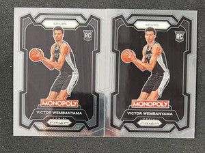 2023-24 Panini Prizm Victor Wembanyama #81 RC Monopoly Lote 2 / ProCard Sport | PCS-638