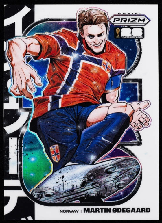 2026 Panini Prizm Copa Mundial de la FIFA Martin Odegaard #20 Manga Caso Hit SSP #B01 / ProCard Sport | PCS-686
