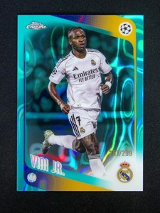 2025-26 Topps Chrome UEFA Vinicius Junior #115 Teal Lava /299 / ProCard Sport | PCS-719