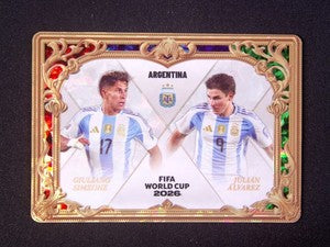 Copa Mundial de la FIFA Panini 2026 Giuliano Simeone/Julian Álvarez Argentina / ProCard Sport | PCS-722