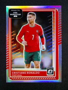 Óptica Donruss Camino a la Copa Mundial 2025-26 Cristiano Ronaldo #91 Silver Prizm / ProCard Sport | PCS-734