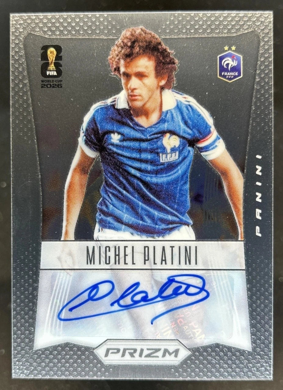 Panini Prizm Copa del Mundo 2026 Michel Platini 2012 Throwback Signatures Auto #12-MP / ProCard Sport | PCS-925