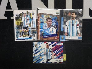 2026 Topps Argentina Team Set Lionel Messi First Team Block Toast Apple Lote 4 / ProCard Sport | PCS-970