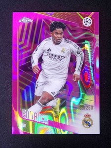 2025-26 Topps Chrome UEFA Endrick #86 Rosa Lava /250 / ProCard Sport | PCS-975